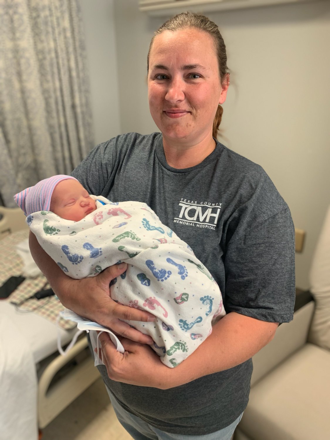 Cora Turnbull, an RN paramedic, delivered her first baby, in the backseat of a car.